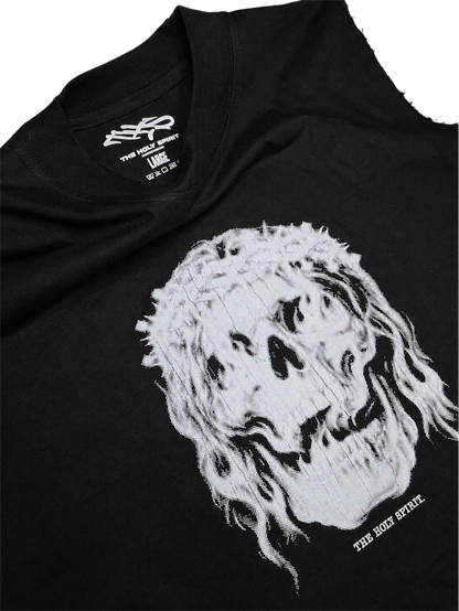 SKULL BOXY MUSCLE TEE